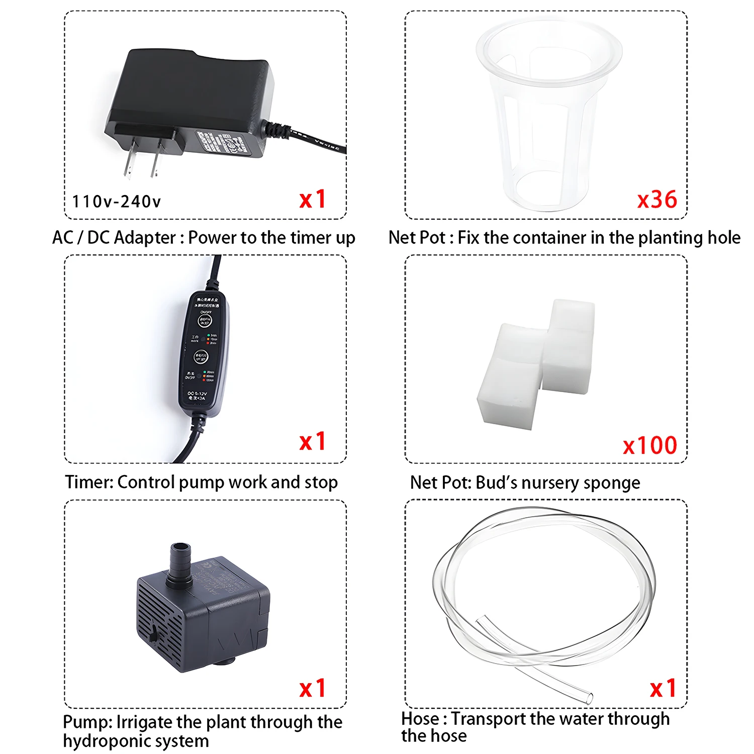 Sistema hidropónico 36 plantas - Imagen 2